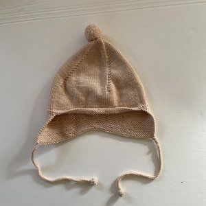 Misha & Puff Pointy Peak Hat - 2-4 years, dusty rose pink